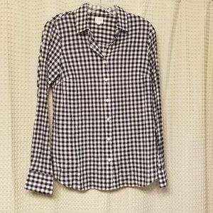 J. Crew Factory gingham button-down